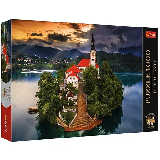 Пазл Trefl Фото Одиссея: Бледское озеро Словения 1000 эл. (10797)