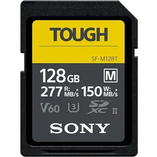 Карта памяти Sony 128 GB SDXC C10 UHS-II U3 ​​V60 SFM128T.SYM - фото 1