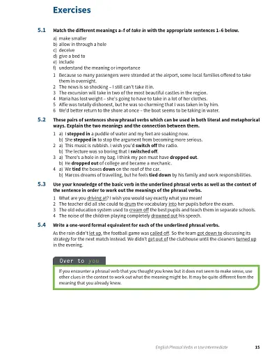 English Phrasal Verbs in Use 2nd Edition. Intermediate - фото 12