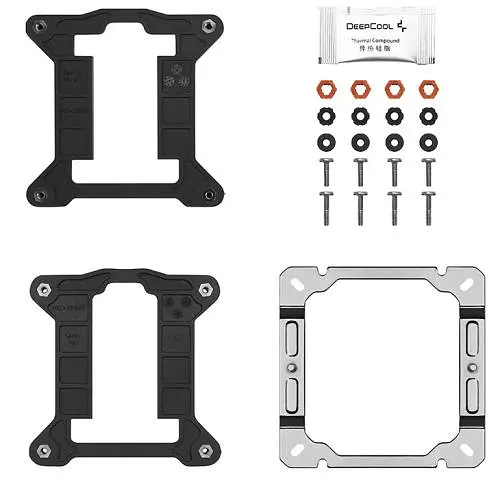 Кулер для процессора Deepcool AG400 LED Black, алюминий, 1x120 мм, Intel 115x/1200/1700/775, AMD AMx/FMx - фото 5