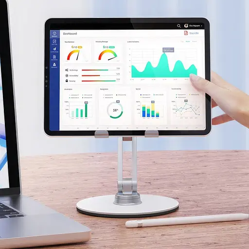 Підставка для смартфона OfficePro MS580S Aluminium Alloys Silver [129089] - фото 10