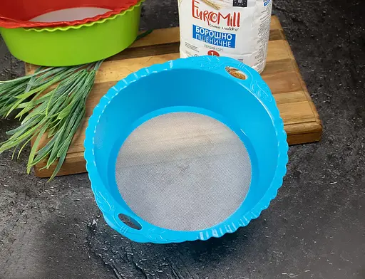 Сито пластиковое Ø 22 см Голубой 88243 - фото 8