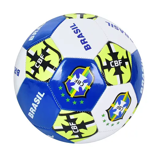 М'яч футбольний Bambi EN 3319(Brasil) 21,3 см, ПВХ, розмір 5, 340-360 грам - фото 1