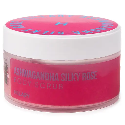 Шелковистый розовый скраб для тела с экстрактом Ашваганды Hillary Ashwagandha Silky Rose Scrub 200 мл - фото 1
