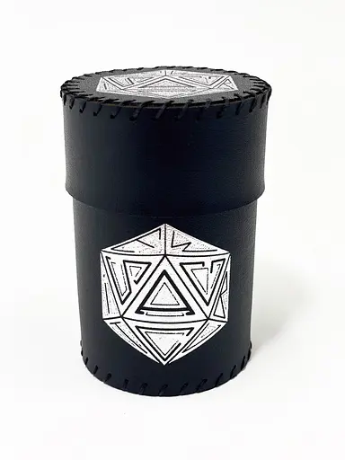 Настільна гра Планета Ігор Чаша для кубиків D20 (чорна) (Dice cup D20 black) (pi-dc004)