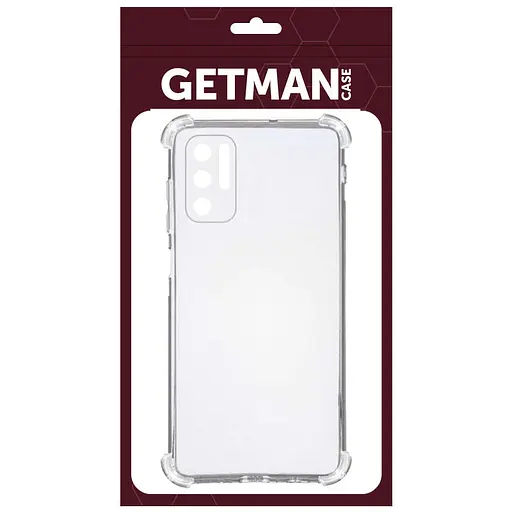 TPU чехол Getman Ease logo усиленные углы Full Camera для Xiaomi Redmi Note 10 5G / Poco M3 Pro Бесцветный прозрачный - фото 5