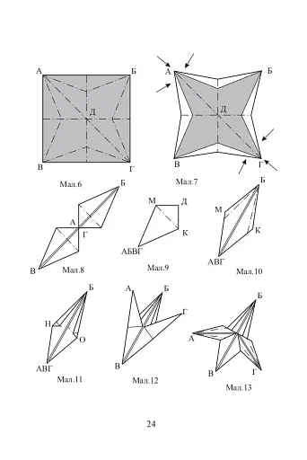 Конструювання з паперу методом орігамі. Навчально-методичний посібник - фото 8