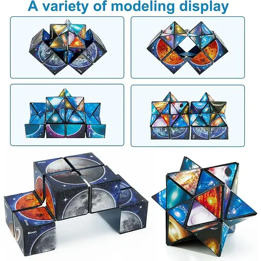 Кубик-головоломка 2 в 1 Magic Star Cube - фото 7