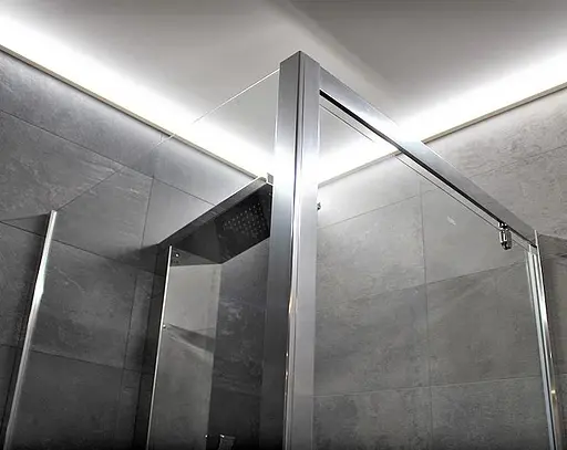 Душевая кабина Dusel A-516 90x90x190 шиншилла, Универсальная, матовый, хром, 90x90 - фото 4