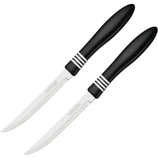 Набор ножей для стейка Tramontina Cor&Cor Black 127 мм 2 шт. (23450/205)