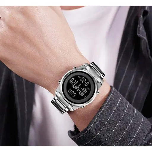 Мужские наручные часы Skmei Impact Серебристый - фото 5