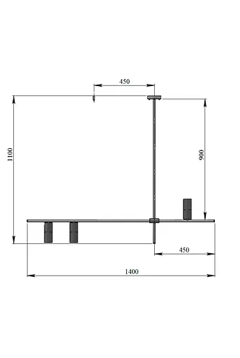 Люстра Constructio L, PikArt арт. 24253 Чорний - фото 4