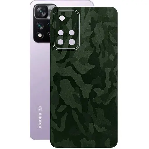 Защитная пленка StatusSKIN для Xiaomi 11i Hyper Charge 2022 Корпус Винил Камуфляж зеленый