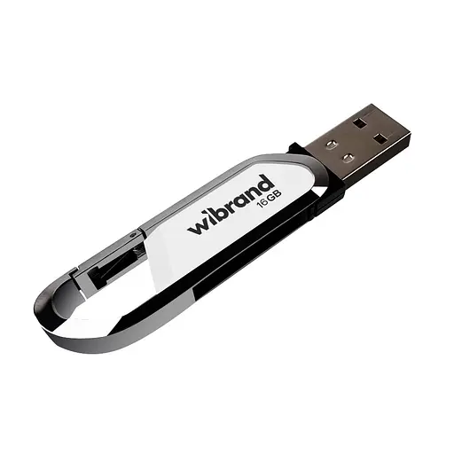 Флеш-накопичувач Wibrand USB 2.0 Aligator 16Gb білий - фото 3
