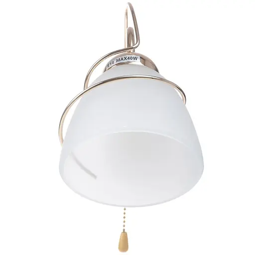 Бра Brille LK-076W/1 настенное накладное с выключателем классическое E14 FG - фото 3