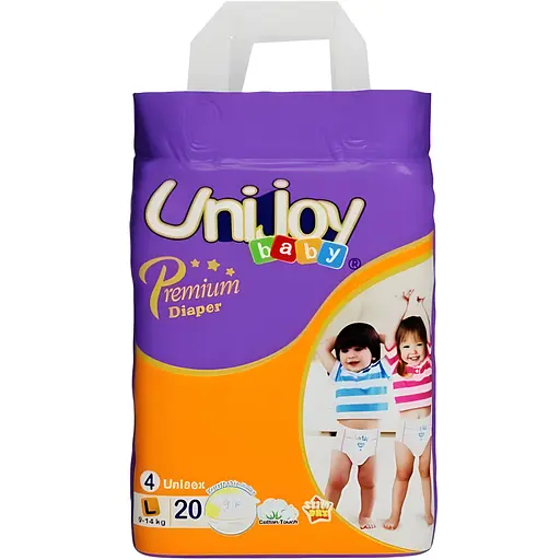 Підгузки Unijoy Premium L 9-14 кг 20 шт.