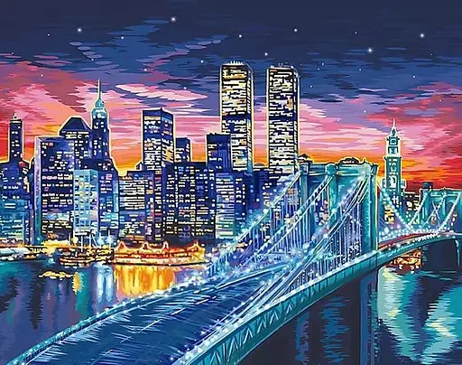 Картина по номерам 40х50 KpNe-01 Danko Toys PAINTING BY NUMBERS Вид 10 - фото 1