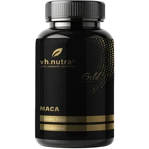 Натуральная добавка VitalHarmony Gold Maca 600 mg 60 капсул для энергии и либидо - фото 1