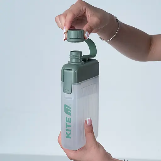 Бутылка для воды Kite 450 мл зеленая (K25-1239-3) - фото 4
