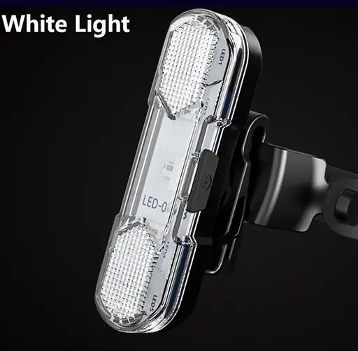 Велосипедна мигалка з білим світлом AS1010 збоку вело фара габарит акумуляторний 4 режими - фото 6