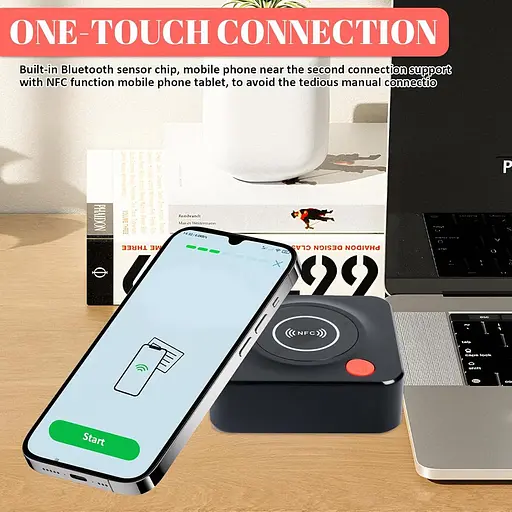 Аудіоприймач Greacesrio Bluetooth 5.3 HiFi, Bluetooth-адаптер з низькою затримкою та слотом для карт NFC/3,5 мм AUX/RCA/TF - фото 4