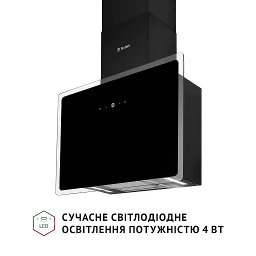 Вытяжка декоративная наклонная PERFELLI RIVA NERO - фото 5