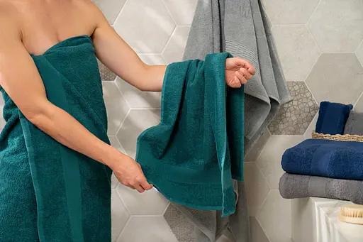 Полотенце махровое Ardesto Benefit 50х90 см 100% хлопок темно-зеленое (ART2450CN)  - фото 8