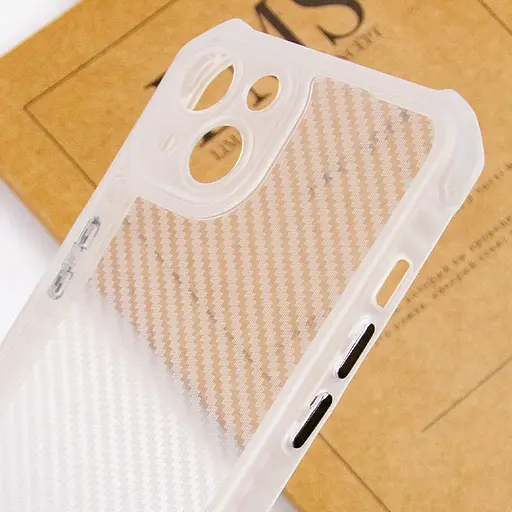 Чохол Epik TPU Ease Carbon color series для Apple iPhone 13, 6.1 Матовий/Прозорий - фото 4