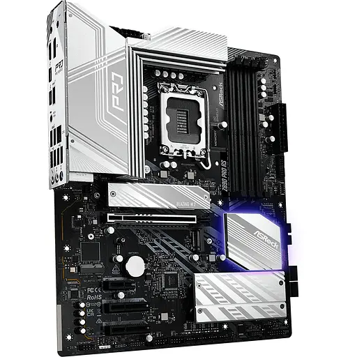 AsRock Z890 PRO RS (1851/Z890, 4*DDR5, PCIex16, HDMI/DP/TB4, 4xSATA, 4xM.2, 2.5Glan, 7.1c, ATX) - фото 5