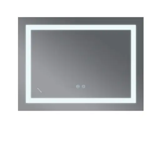 Дзеркало Mixxus WARM MR12-80x60-REVERSE з LED Touch, Anti-fog, димером, регулюванням яскравості (MI6672) - фото 2