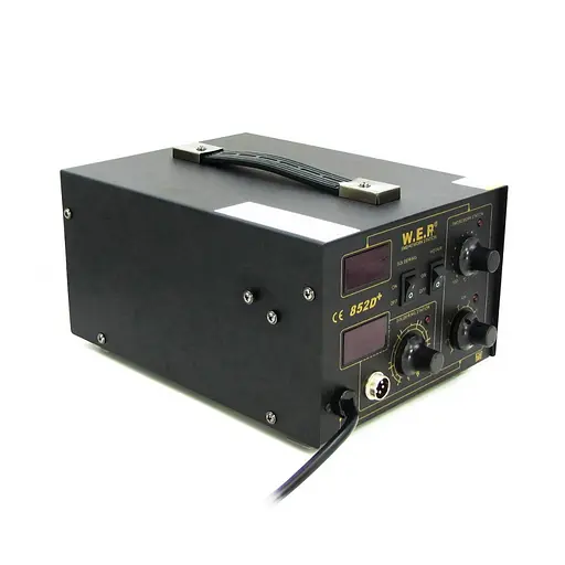 Паяльная станция WEP 852D+FAN фен, паяльник - фото 3