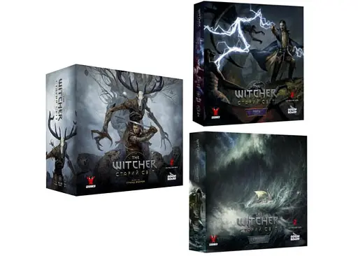 Настільна гра Geekach Games Відьмак. Старий світ - Делюкс видання + Маги + Скелліге (укр.) (GKCH025W+2)