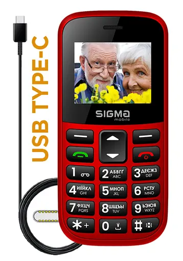 Мобільний телефон Sigma Comfort 50 CF115 Easy Red UA UCRF - фото 4