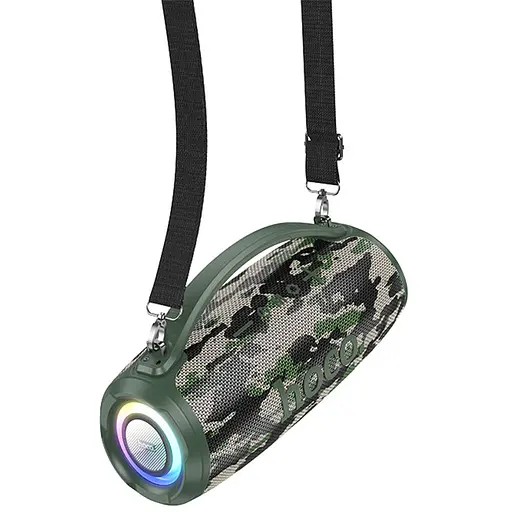 Колонка Hoco HA4 Surge outdoor Power 20Wx2=40W Green - фото 2