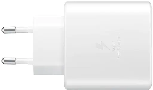Зарядний пристрій - блок Travel adapter OEM (EP-TA845) USB-C 45W PD білий - фото 2