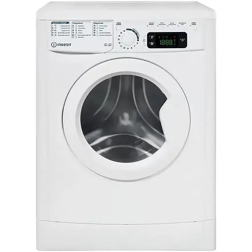Стирально-сушильная машина Indesit фронтальная 7(5) кг 1200 A 54 см дисплей белый