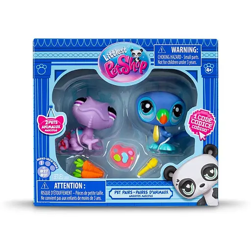 Игровой набор Littlest Pet Shop Друзья по искусству 00507 аксессуары и 2 фигурки