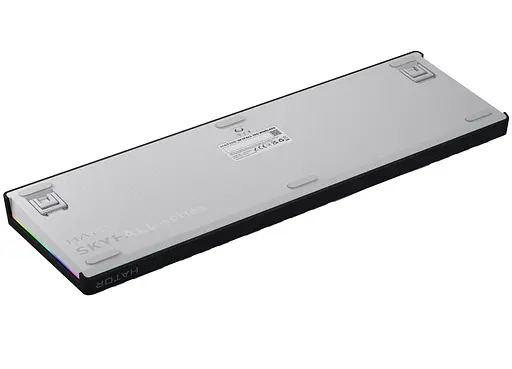 Клавиатура игровая механическая HATOR HTK-3100-RU Skyfall 100 Wireless Aurum Lemon Switch USB, 2,4 ГГц, BT 5.3 Black-White - фото 5