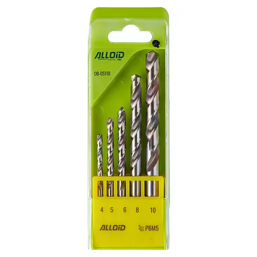 Набір свердел по металу Alloid Building Tools 4-10 мм Р6М5 (DB-05110) - фото 2