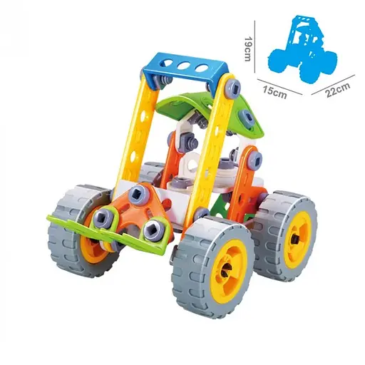 Конструктор на гвинтах BuildandPlay "Навантажувач" HANYE J-7703, 84 елементи - фото 2