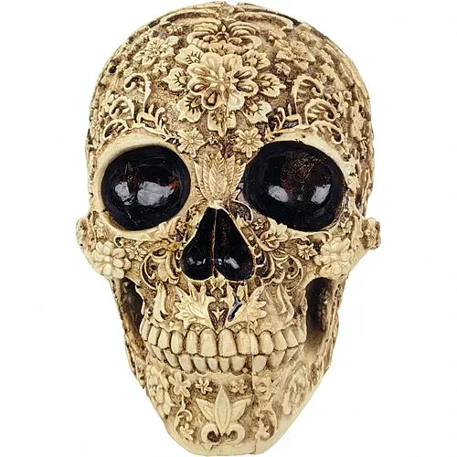 Череп Цветочный орнамент - фото 2