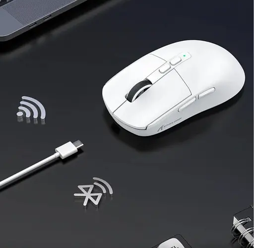 Миша ігрова Attack Shark X6 біла - фото 3