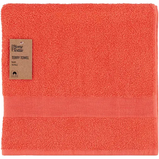 Рушник махровий Ardesto Benefit 70х140 см 100% бавовна кораловий (ART2470CR)  - фото 1