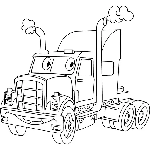 Детская раскраска ArtCraft Грузовик 25х30 см (15065-AC) - фото 2