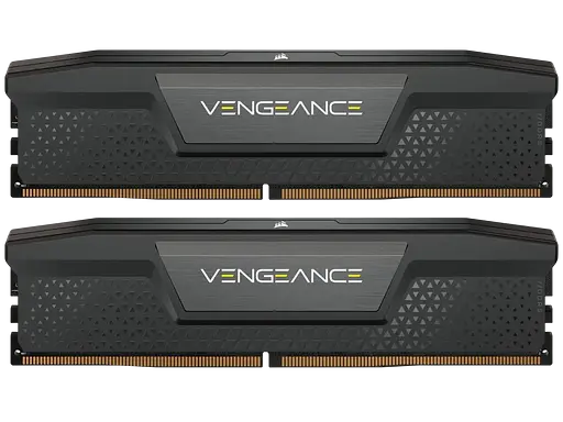 Оперативная память Corsair 64GB (2x32GB) DDR5 6000MHz Vengeance Black (CMK64GX5M2B6000Z40)