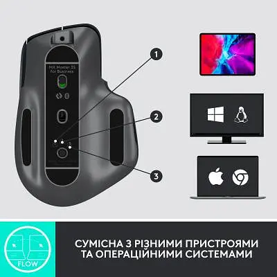 Мышь Logitech MX Master 3S for Business Graphite (910-006582) - фото 9