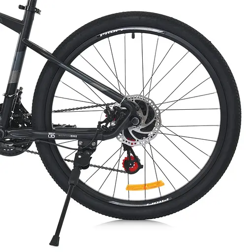 Велосипед SKD75 MTB 2605-1, 26 дюймів, сталева рама 16 Sunrun 24SP чорний - фото 3