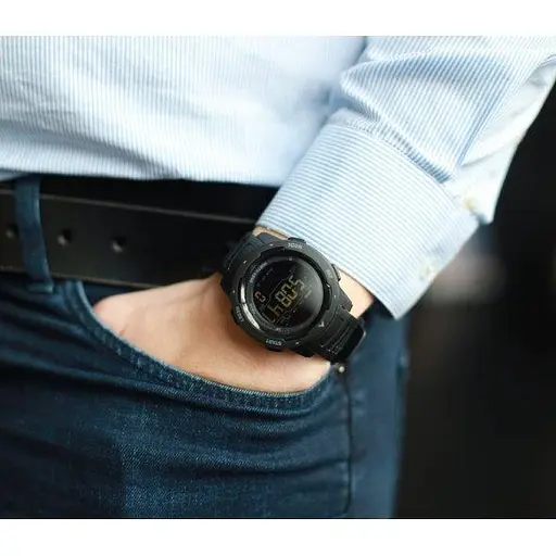 Тактичний годинник North Edge Mars Pro Black 5Bar (Чорний) - фото 8