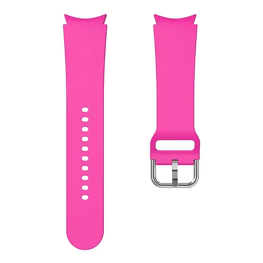Ремінець для Samsung Galaxy Watch 5 40mm - рожевий ширина кріплення 20мм силікон Watchbands Galaxy OneLine (W41-8WB98821664) - фото 3
