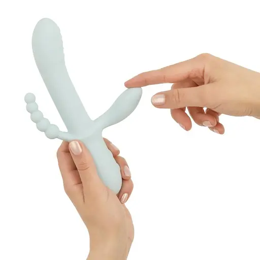 Вібратор Fleshlight Good Vibes Only Sage, 22.2 см (блакитний) - фото 8